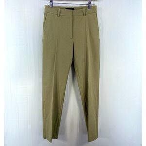 Joseph Coleman Gabardine Stretch Trousers Pants in Pewter Womens FR 36 US 4
